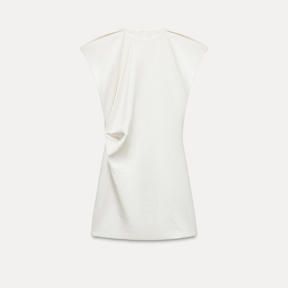 CIRC X ZARA DRAPED MINI DRESS Size M NWT - Picture 5 of 8